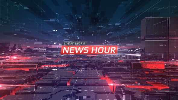 News Hour Video Displays template preview