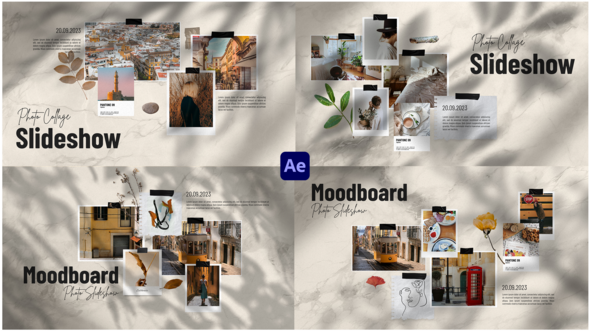 Videohive Moodboard Photo Slideshow Video Displays template preview