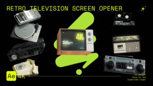Videohive Old Television Mockup 57269562 Broadcast-packages template preview