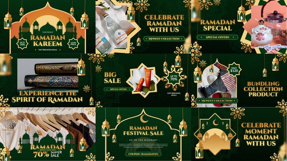 Videohive Ramadan Kareem Video Display After Effect Template Ramadan template preview