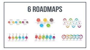 Infographics Roadmaps №4 Video Displays template preview