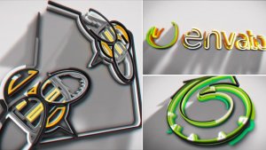 Videohive Colorful Stroke Logo Intro Logo Stings template preview
