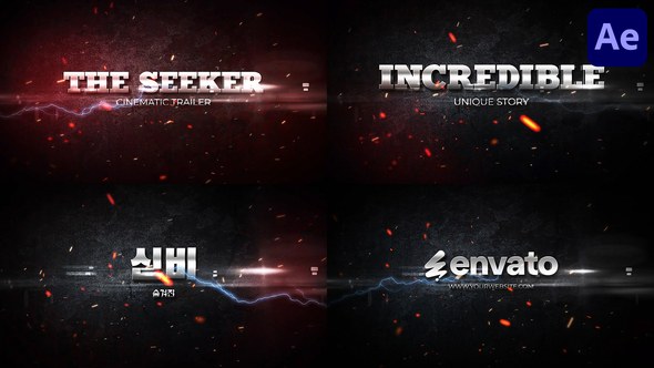 Videohive The Seeker Cinematic Trailer | After Effects Openers template preview