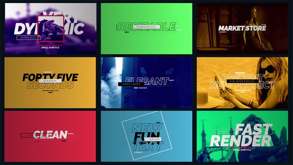 Videohive Type Opener Openers template preview