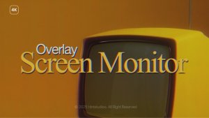 Videohive Overlay Screen Monitor Elements template preview