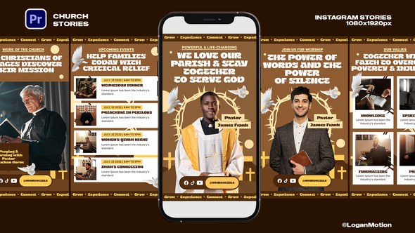 Videohive Church Instagram Stories Templates Product Promo template preview