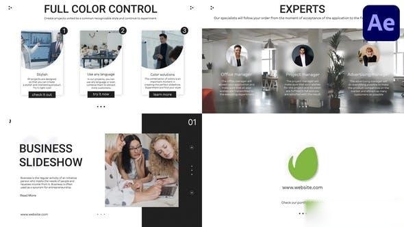Videohive Clean Corporate Presentation Slideshow for After Effects Openers template preview