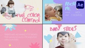 Videohive Baby Slides for After Effects 50328220 Openers template preview