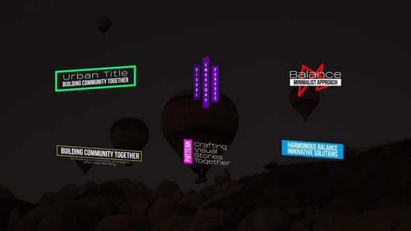 Videohive Creative Titles for After Effcets Titles template preview