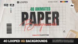 Videohive Paper Backgrounds 54745334 Elements template preview