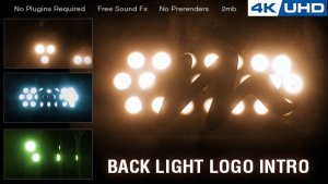 Videohive Backlight Logo Intro Logo Stings template preview