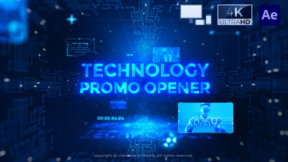 Videohive Technology Promo Opener Titles template preview