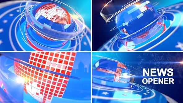 Videohive World News Opener 25357789 Broadcast-packages template preview