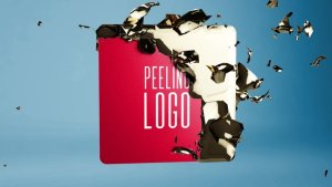Videohive Peeling Logo 52375281 Logo Stings template preview