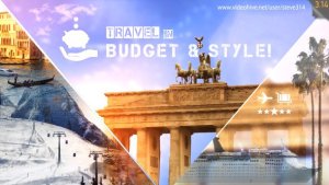Travel Agency TV Commercial Video Displays template preview