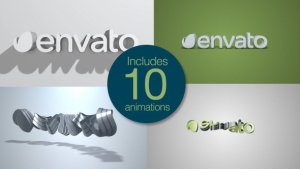 Videohive Quick Clean 3D Logo Pack Logo Stings template preview