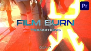 Film Burn Transitions for Premiere Pro Premiere Pro template preview