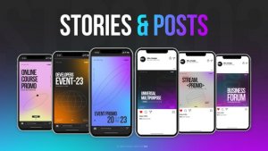 Videohive Stories & Posts #03 Elements template preview