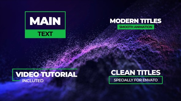 Videohive Clean Titles 42355918 Titles template preview