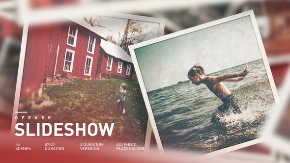 Videohive Romantic Slideshow 29405901 Video Displays template preview