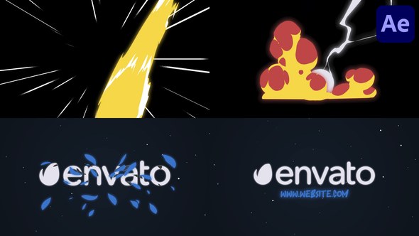 Videohive Explosion Logo Opener for After Effects 52056605 Logo Stings template preview