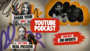 Videohive Youtube Podcast Intro 59005634 Openers template preview