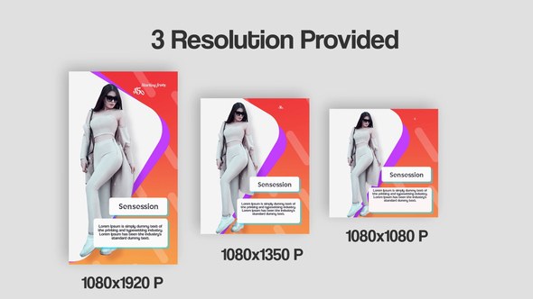 Videohive Social Media Posts V1 Video Displays template preview