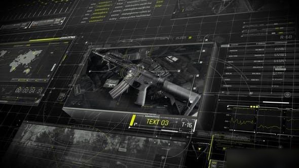 Videohive Dark Digital Technology Slides Openers template preview