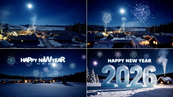 Videohive Happy New Year 61001967 Broadcast-packages template preview