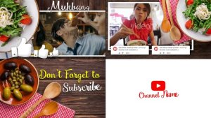 Videohive Mukbang Food Youtube Intro Openers template preview