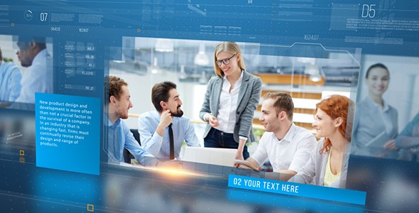 Videohive Corporate Presentation 17565359 Video Displays template preview