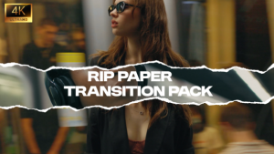 Videohive Rip Paper Transition Pack Elements template preview