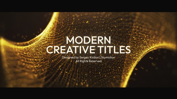 Videohive Modern Creative Titles 50781315 Titles template preview