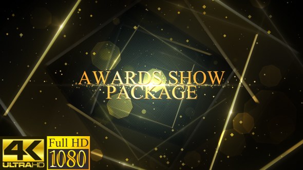 Awards Show Pack Video Displays template preview