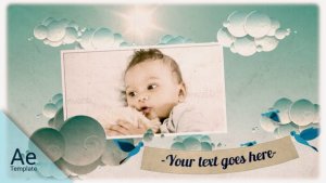 Videohive Blue sky Video Displays template preview