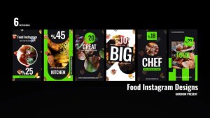 Videohive Food Instagram Stories 46021869 Product Promo template preview