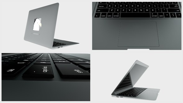 Videohive Laptop - Logo Reveal Logo Stings template preview