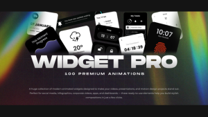 Videohive Widget Pro Elements template preview