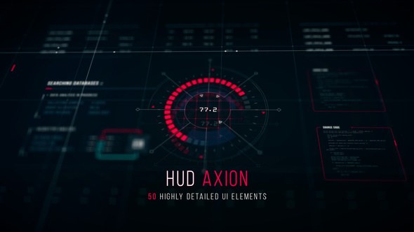 Videohive Sci-Fi HUD - Axion Elements template preview