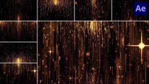 Videohive Gold Backgrounds for After Effects Elements template preview