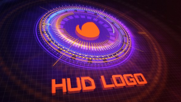 Videohive HUD Logo Reveal 20690591 Logo Stings template preview