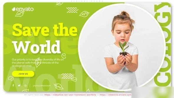 Videohive Save the Planet | Ecology Promo Openers template preview