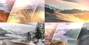 Videohive Elegant Stripes Opener - After Effects Templates Video Displays template preview