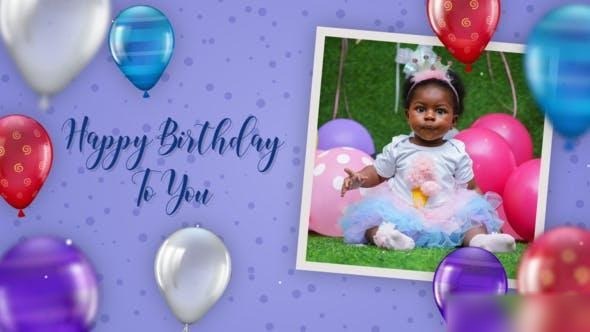 Videohive Kids Happy Birthday Intro Openers template preview