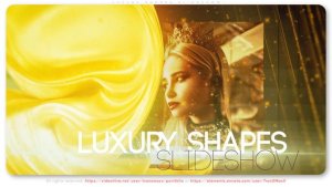 Videohive Luxury Shapes Slideshow Video Displays template preview