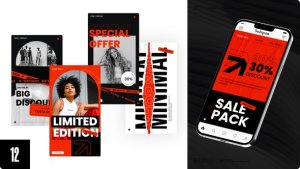 Videohive Sale Instagram Stories 42362386 Video Displays template preview