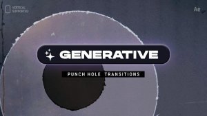 Videohive Generative Punch Hole Transitions | Vertical | After Effects Elements template preview