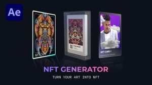 Videohive NFT Generator Product Promo template preview