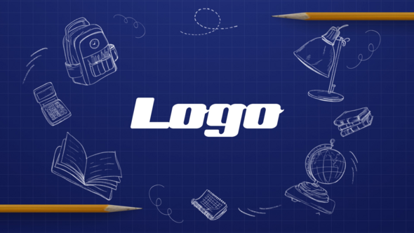 Videohive Back to School Logo Reveal Logo Stings template preview