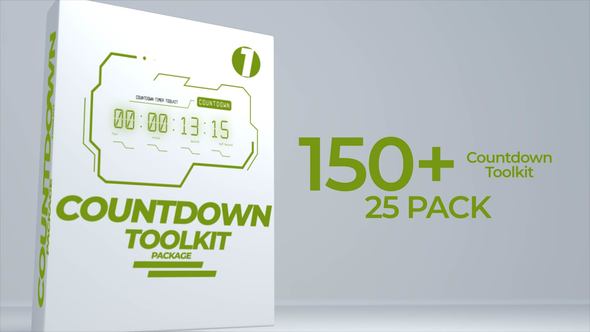 Videohive Countdown Timer Toolkit Package Elements template preview